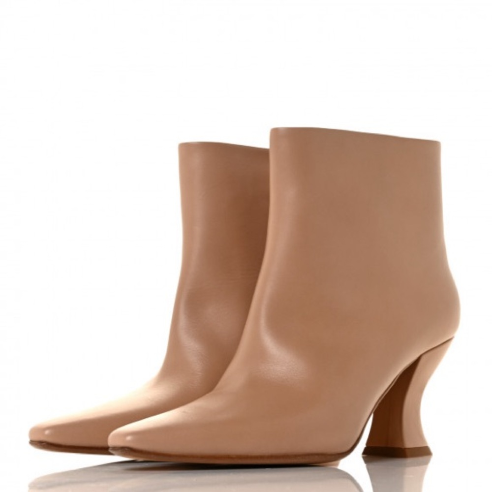 Bottega Veneta Cloud Leather Ankle Boots